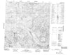 105B11 Irvine Lake Canadian topographic map, 1:50,000 scale