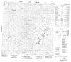 105B13 Caribou Lakes Canadian topographic map, 1:50,000 scale