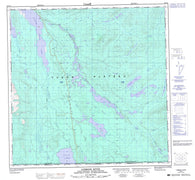 105C04 Lubbock River Canadian topographic map, 1:50,000 scale