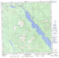 105C06 Brooks Brook Canadian topographic map, 1:50,000 scale