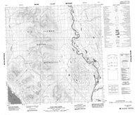 105C07 Lone Tree Creek Canadian topographic map, 1:50,000 scale
