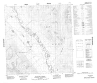 105C10 Thirtymile Creek Canadian topographic map, 1:50,000 scale