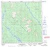 105C12 Streak Mountain Canadian topographic map, 1:50,000 scale