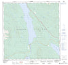 105D08 Tagish Canadian topographic map, 1:50,000 scale