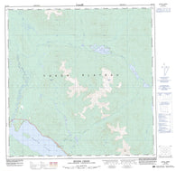 105D09 Michie Creek Canadian topographic map, 1:50,000 scale