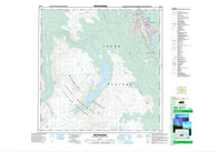 105D11 Whitehorse Canadian topographic map, 1:50,000 scale