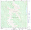 105D15 Joe Mountain Canadian topographic map, 1:50,000 scale
