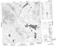 105F01 Nisutlin Lake Canadian topographic map, 1:50,000 scale