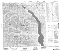 105F03 Crater Creek Canadian topographic map, 1:50,000 scale