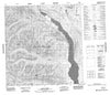 105F03 Crater Creek Canadian topographic map, 1:50,000 scale
