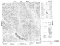 105F06 Mount St Cyr Canadian topographic map, 1:50,000 scale