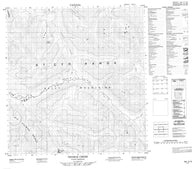 105F13 Thomas Creek Canadian topographic map, 1:50,000 scale