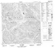105F14 Fox Creek Canadian topographic map, 1:50,000 scale