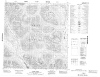 105G01 Waters Creek Canadian topographic map, 1:50,000 scale