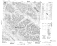 105G02 Fire Lake Canadian topographic map, 1:50,000 scale