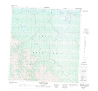 105G12 Starr Creek Canadian topographic map, 1:50,000 scale