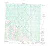 105G12 Starr Creek Canadian topographic map, 1:50,000 scale
