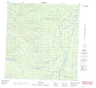 105G14 No Title Canadian topographic map, 1:50,000 scale