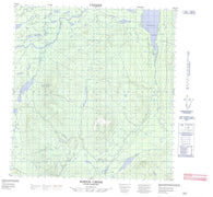 105G15 Fortin Creek Canadian topographic map, 1:50,000 scale