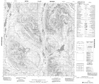 105H04 No Title Canadian topographic map, 1:50,000 scale