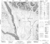 105H06 Nipple Mountain Canadian topographic map, 1:50,000 scale
