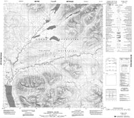 105H11 Thomas River Canadian topographic map, 1:50,000 scale