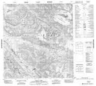 105I01 Shelf Lake Canadian topographic map, 1:50,000 scale