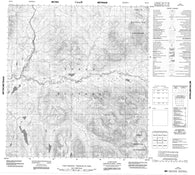 105I05 No Title Canadian topographic map, 1:50,000 scale