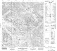 105I06 Placer Creek Canadian topographic map, 1:50,000 scale