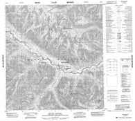 105I08 Mount Appler Canadian topographic map, 1:50,000 scale