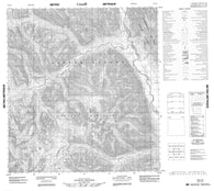 105I09 No Title Canadian topographic map, 1:50,000 scale