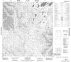 105I14 Jones Lake Canadian topographic map, 1:50,000 scale