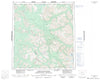 105I Little Nahanni River Canadian topographic map, 1:250,000 scale