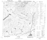 105J02 No Title Canadian topographic map, 1:50,000 scale