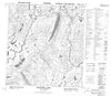 105J06 Jackfish Lake Canadian topographic map, 1:50,000 scale