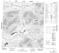 105J10 No Title Canadian topographic map, 1:50,000 scale