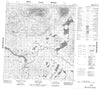 105J11 Field Lake Canadian topographic map, 1:50,000 scale