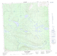 105K01 Tenas Creek Canadian topographic map, 1:50,000 scale
