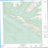 105K05 Rose Mountain Canadian topographic map, 1:50,000 scale