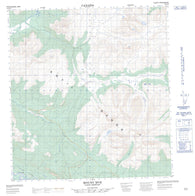 105K06 Mount Mye Canadian topographic map, 1:50,000 scale