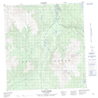 105K07 Blind Creek Canadian topographic map, 1:50,000 scale
