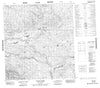 105K10 Teddy Creek Canadian topographic map, 1:50,000 scale