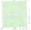 105K13 Stokes Lake Canadian topographic map, 1:50,000 scale