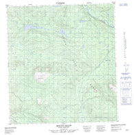 105K14 Mount Gillis Canadian topographic map, 1:50,000 scale