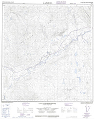 105L03 Little Salmon River Canadian topographic map, 1:50,000 scale