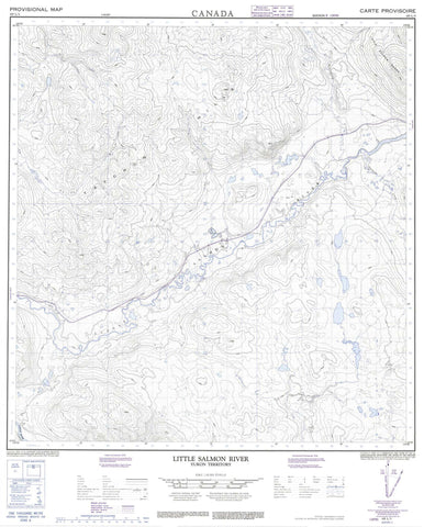 105L03 Little Salmon River Canadian topographic map, 1:50,000 scale