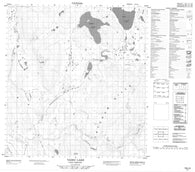 105L05 Tadru Lake Canadian topographic map, 1:50,000 scale