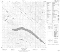 105L07 Drury Lake Canadian topographic map, 1:50,000 scale