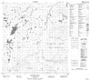 105L11 Ragged Lake Canadian topographic map, 1:50,000 scale