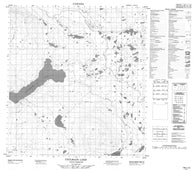 105L12 Tatlmain Lake Canadian topographic map, 1:50,000 scale